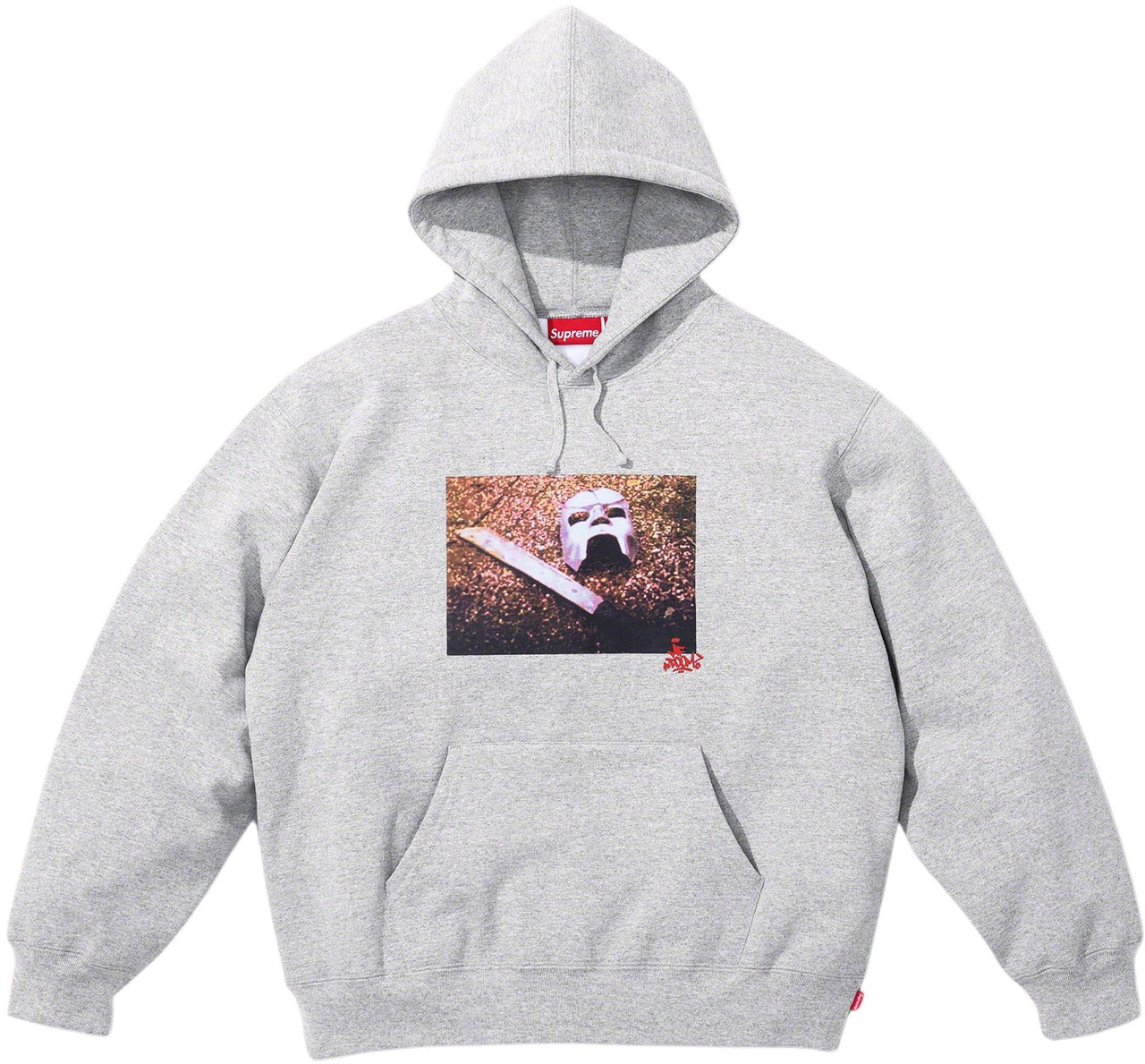 Supreme MF Doom Hoodie Black F/W 23'