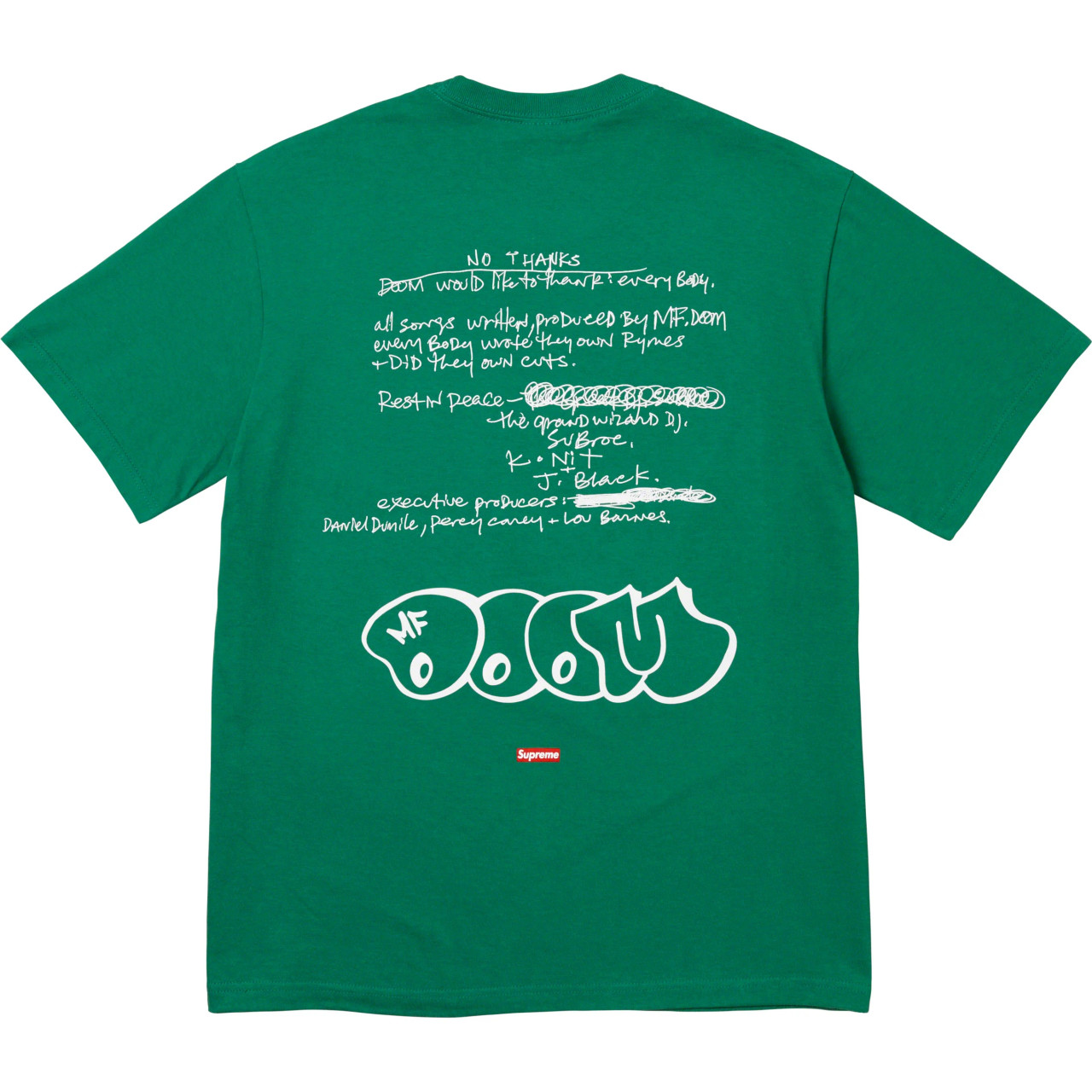 Supreme Mf Doom Tee Light Pine ライトパイン XL-