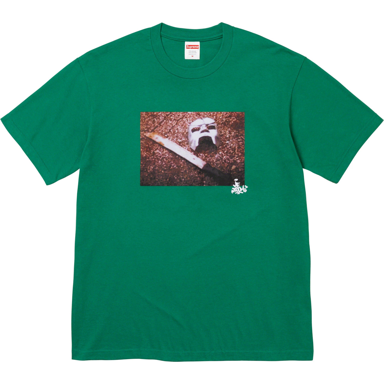 Supreme MF Doom Tee Green F/W 23'