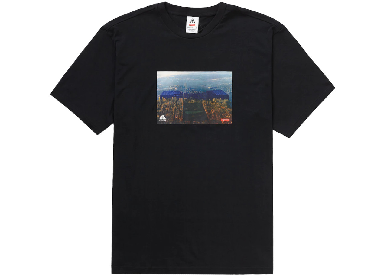 Supreme Nike ACG Grid Tee Black F/W 22'