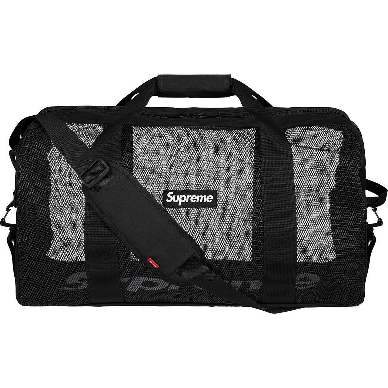 Supreme Big Duffle Bag Black S/S 20'