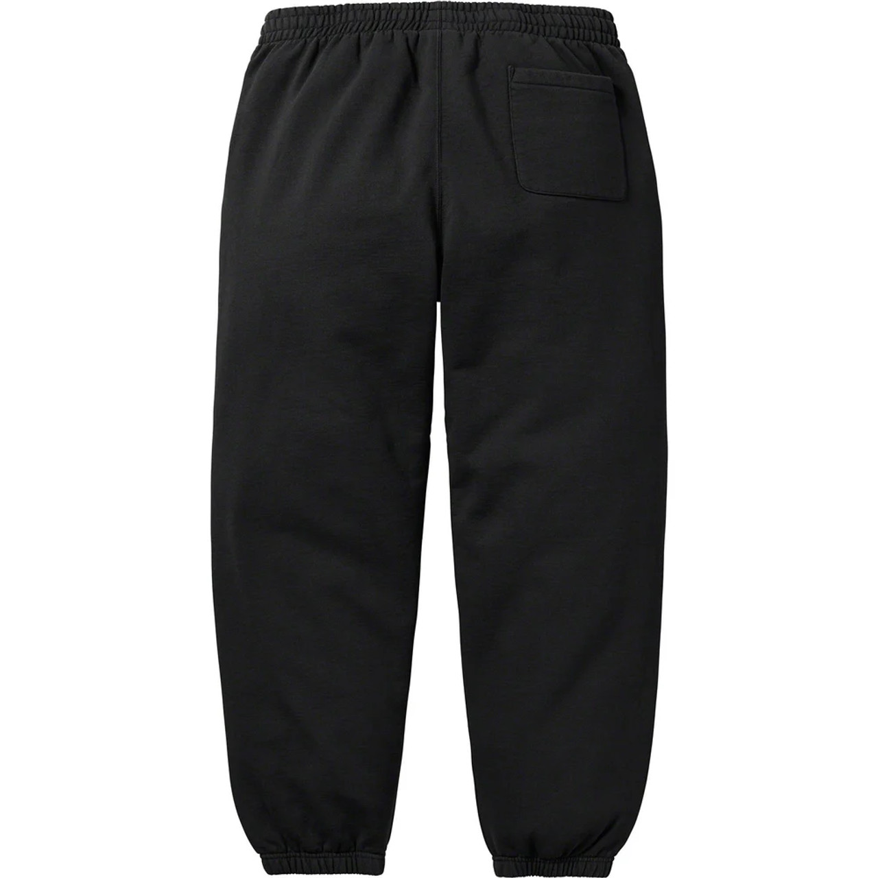 Supreme Satin Applique Sweatpants Black F/W 23'