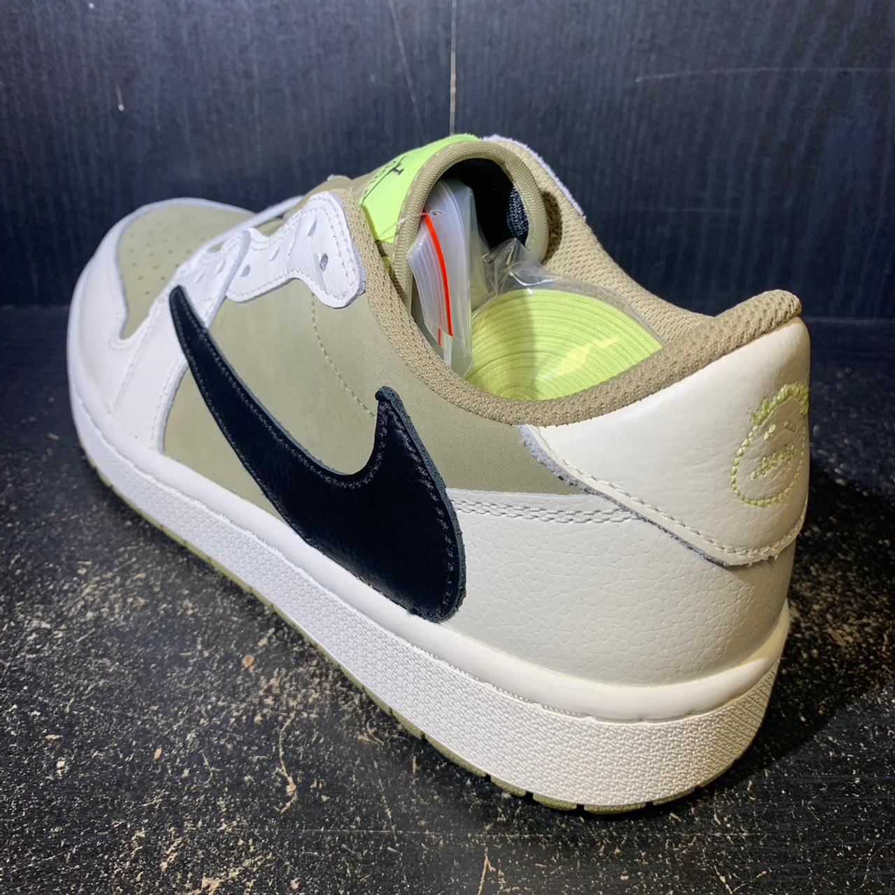 靴 TRAVIS SCOTT AIR JORDAN 1 LOW GOLF 25.5 Air Jordan 1 Low Golf x Travis Scott 'Neutral Olive' (FZ3124