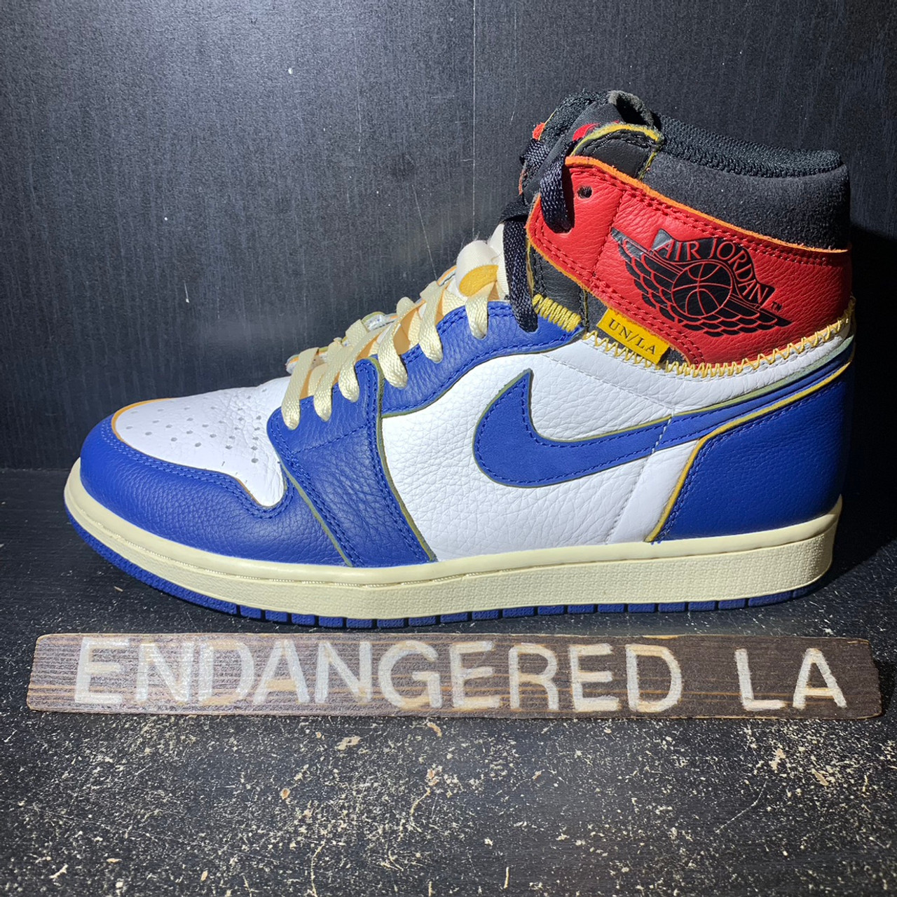 Air Jordan 1 Union LA Storm Blue Sz 9 - ENDANGERED LA