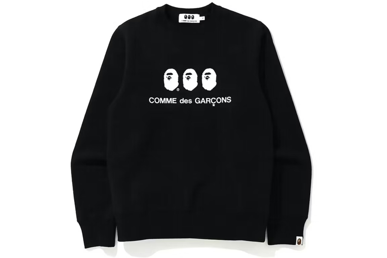 BAPE CDG Osaka Crewneck Black