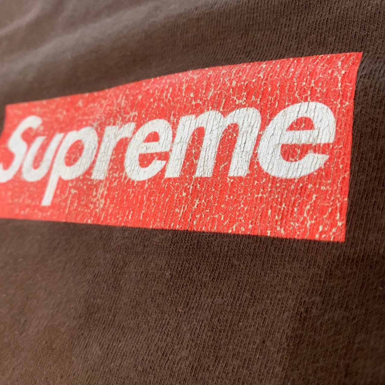 Supreme Box Logo Tee Brown S/S 14' Sz XL