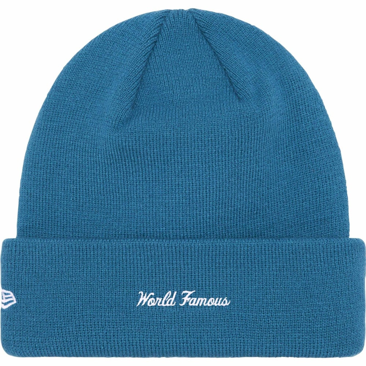 Supreme New Era Box Logo Beanie Blue F/W 23'