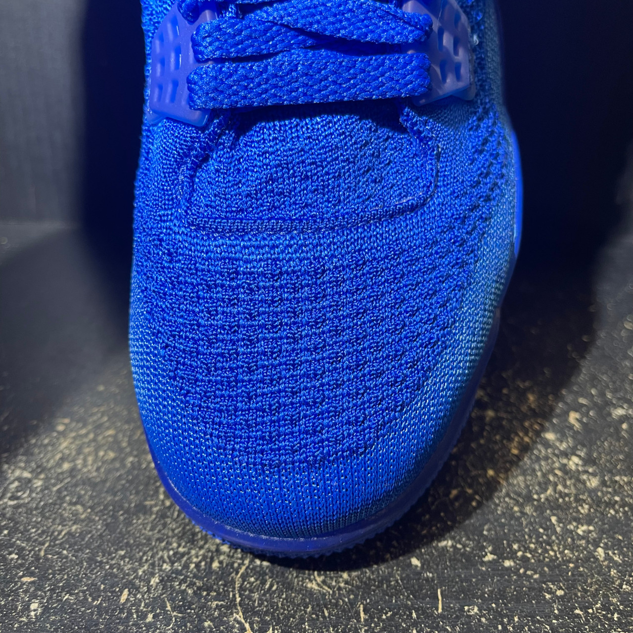 Blue jordan sales 4 flyknit