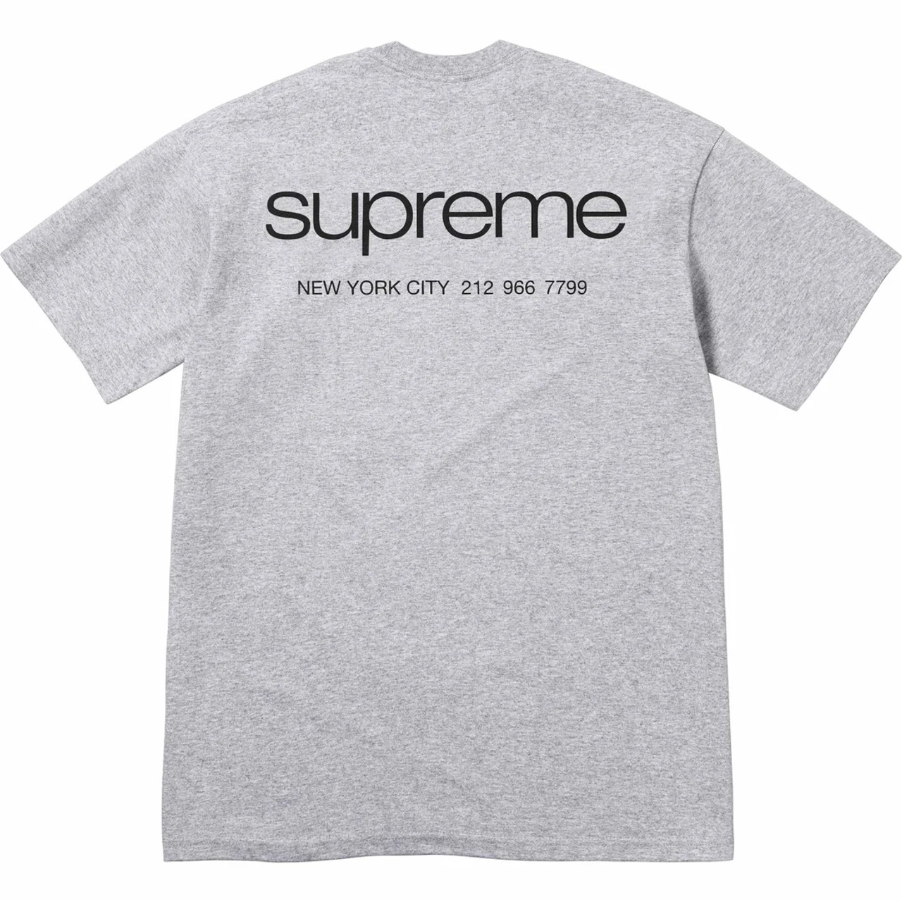 Supreme Remember Tee Heather Grey