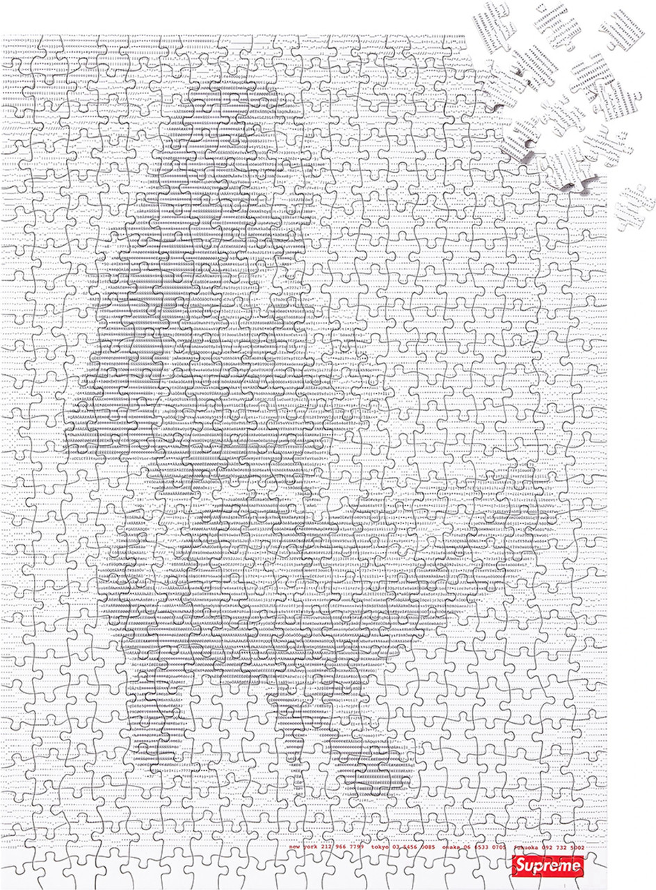 Supreme Digi Jigsaw Puzzle S/S 17'