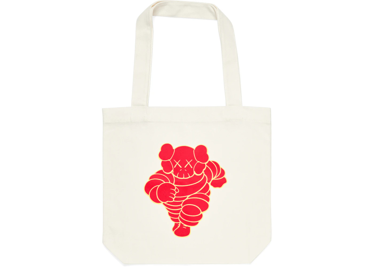 KAWS CHUM Tote Bag Yellow F/W 19'