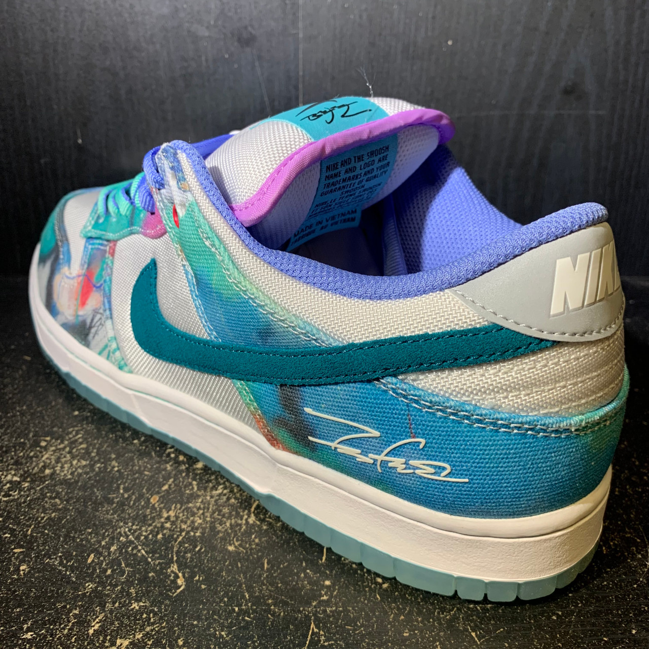 Nike SB Dunk Low Futura Laboratories Bleached Aqua