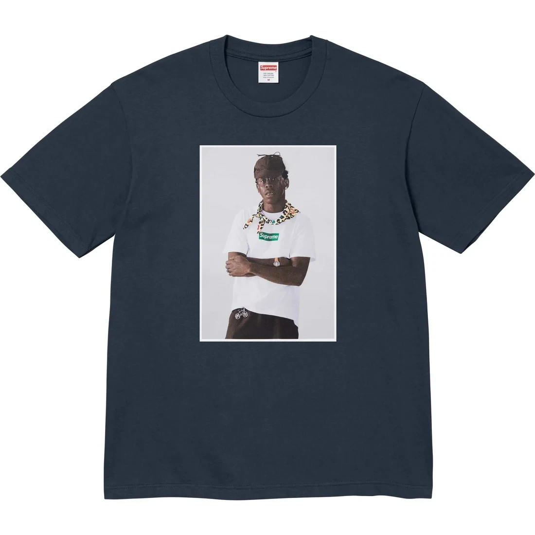 Supreme Tyler the Creator Photo Tee Navy F/W 24