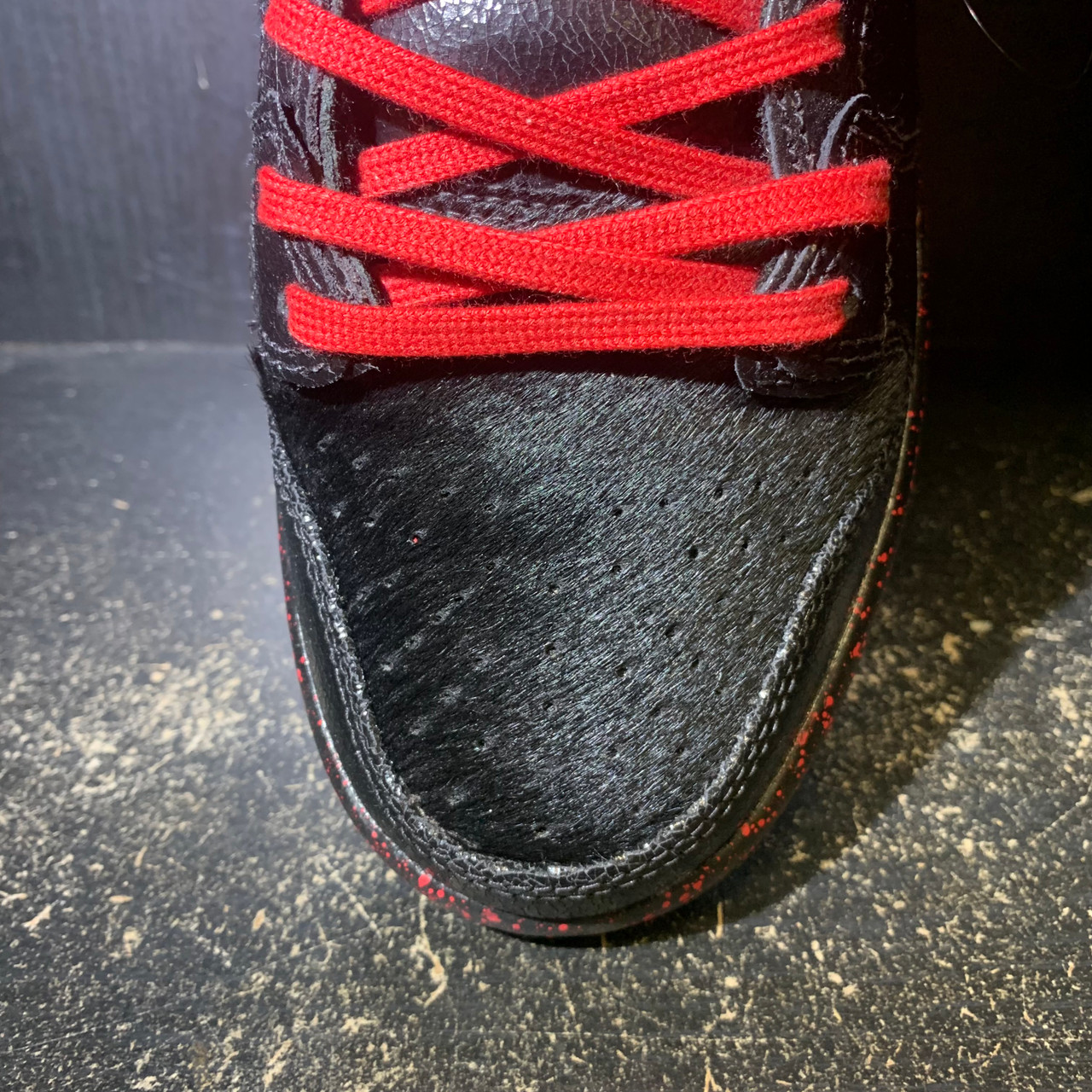 AIR JORDAN 9G 27.5 SNKRDUNK 認定品ブラック/レッド Air Jordan 4 Red Cement