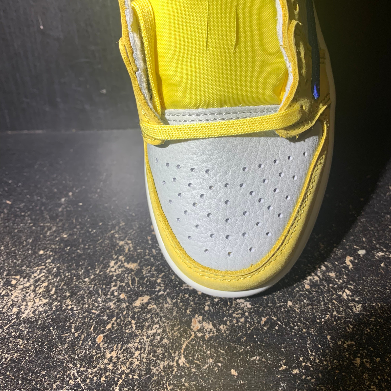 20㌢Travis Scott×Nike PS Jordan 1 Canary Women's Air Jordan 1 Low OG x Travis Scott 'Canary' (DZ4137