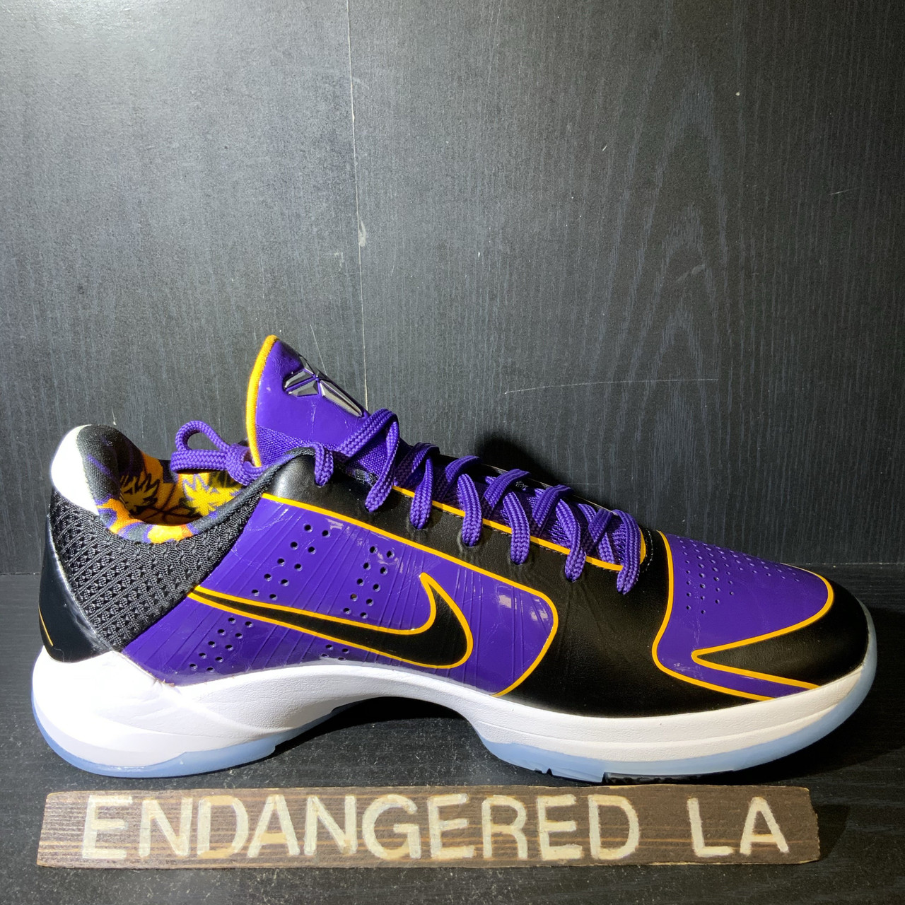 最適Nike Kobe 5 Protro Champ Lakers 28.5 スニーカー