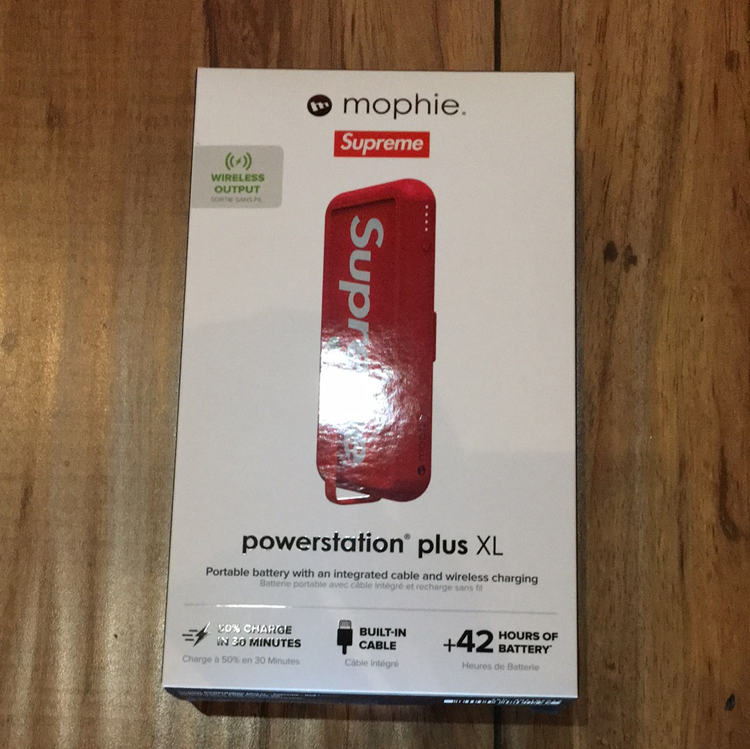 Supreme - supreme Mophie Powerstation Wireless 黒 Supreme®/mophie® powerstation wireless