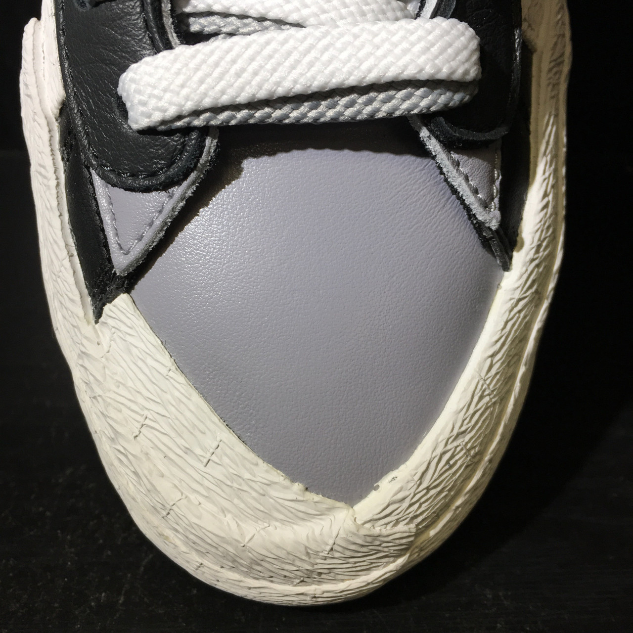nike blazer mid sacai black grey