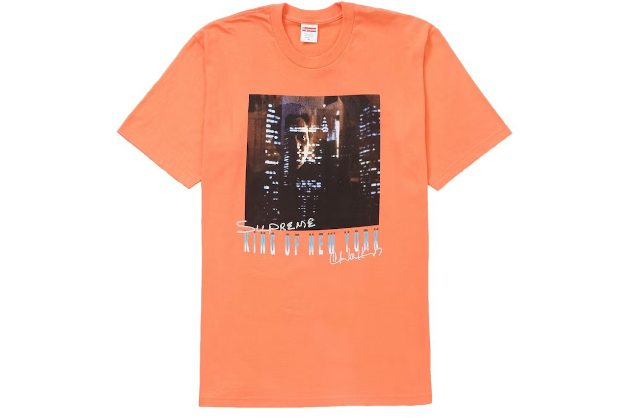 Supreme King of New York Tee Neon Orange S/S 19' - ENDANGERED LA