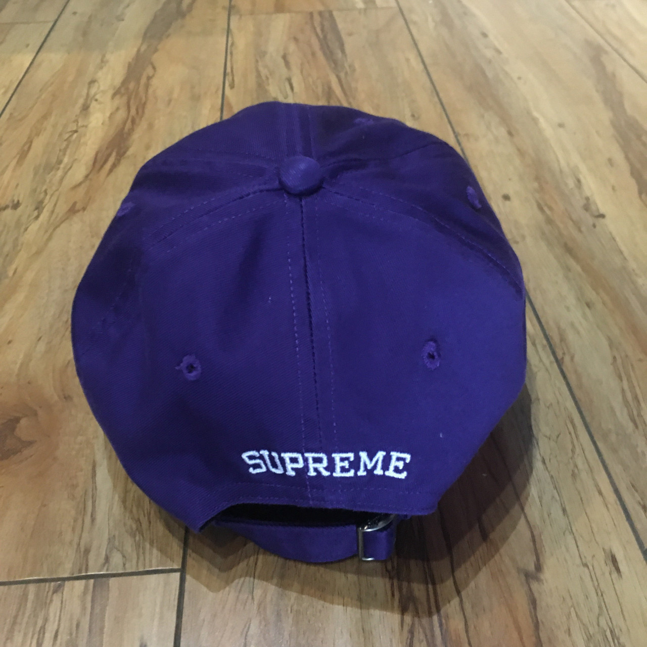 Supreme Hat Multicolor Logo Purple 6 Panel F/W 20'