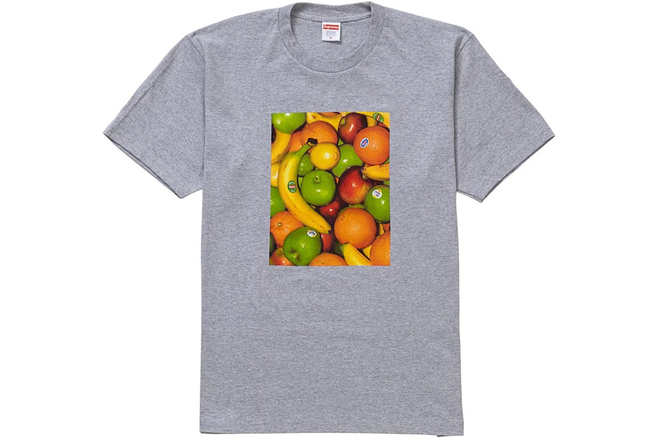 Supreme Fruit Heather Grey Tee Grey S/S 19'