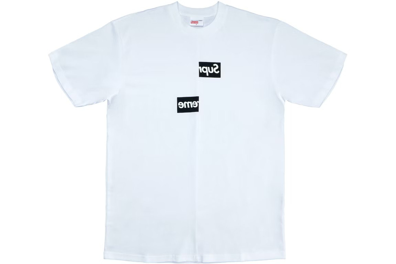 Supreme Box Logo Bandana Tee White F/W 19' - ENDANGERED LA