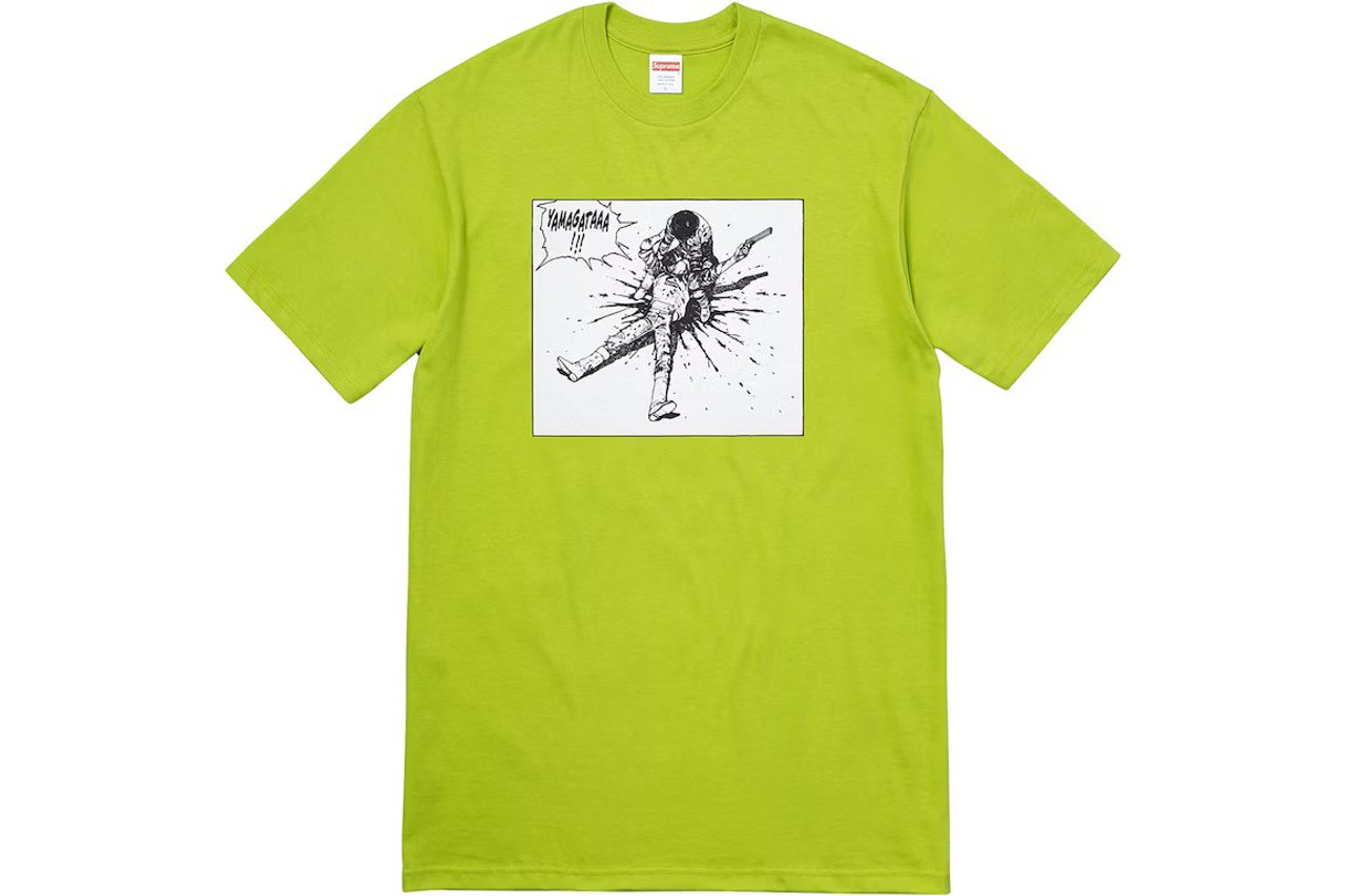 Supreme Akira Yamagata Tee Lime F/W 17'