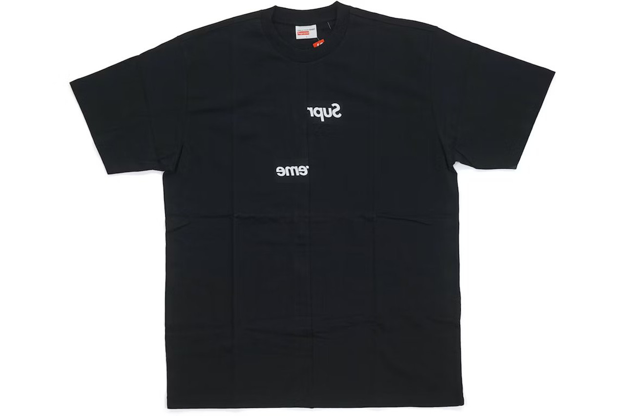 Supreme Box Logo CDG Tee Black F/W 18'