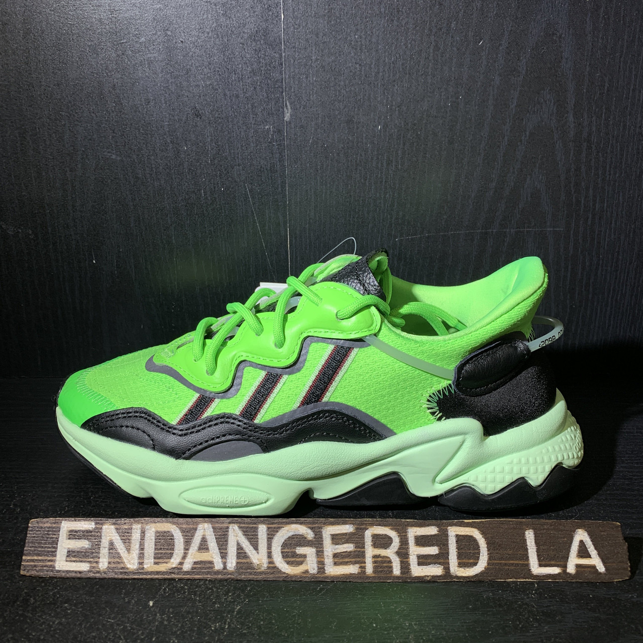 Adidas Ozweego Neon Green - ENDANGERED LA