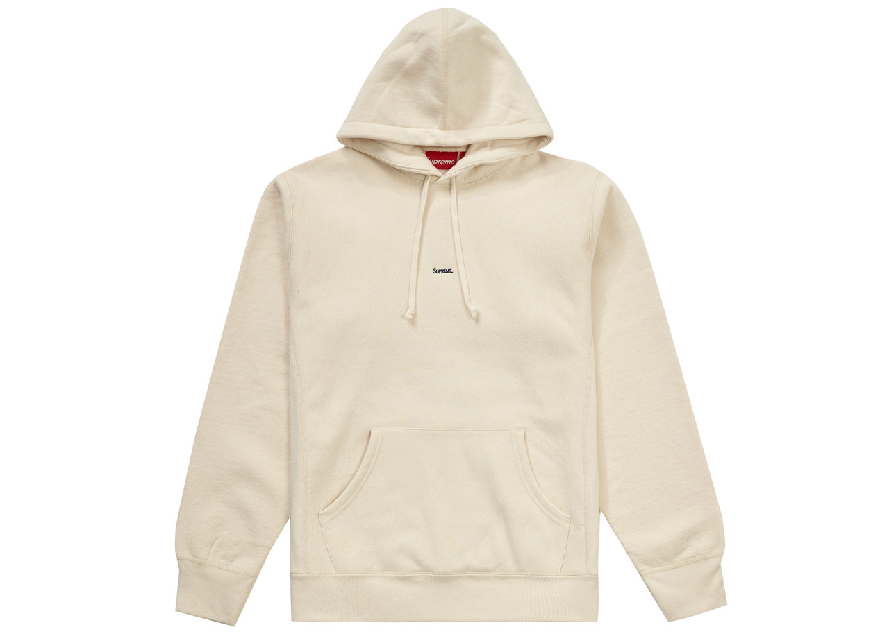 Supreme Hoodie Micro Logo Natural F/W 19'