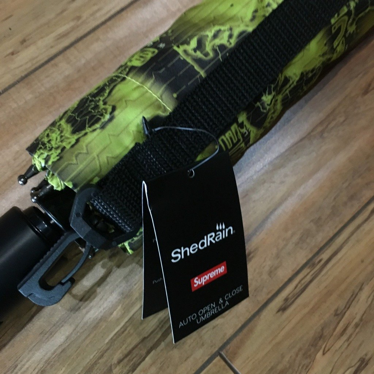 Supreme Shedrain World Famous Umbrella Acid Green S/S 18'