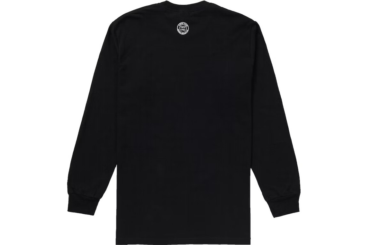 Supreme Martin Wong Attorney Street L/S Tee Black F/W 19'