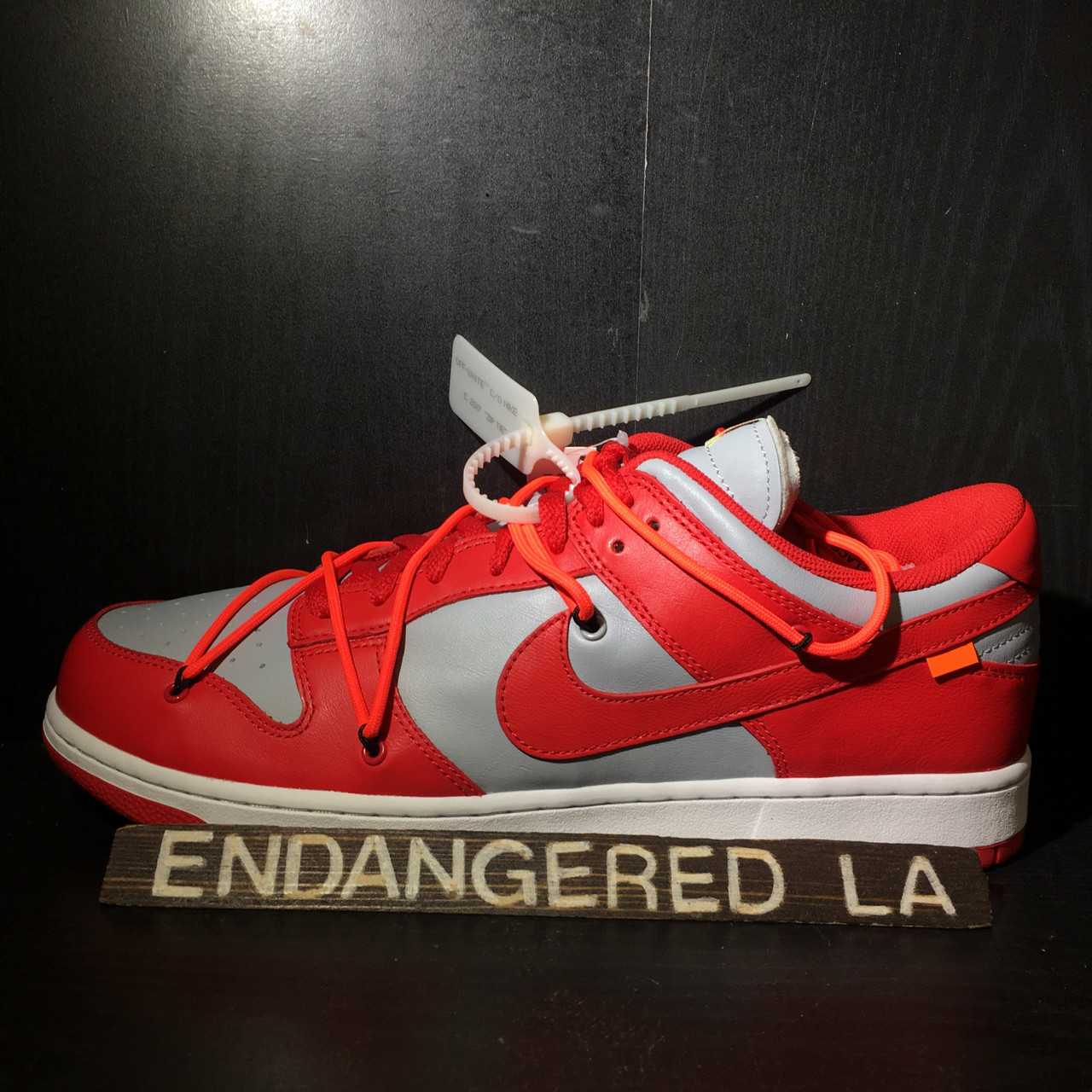 Nike Dunk Low Off-White University Red - ENDANGERED LA