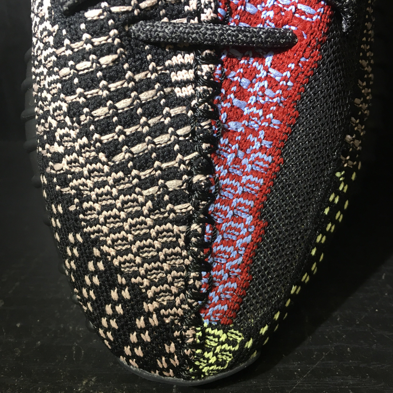 yeezy 350 black multicolor