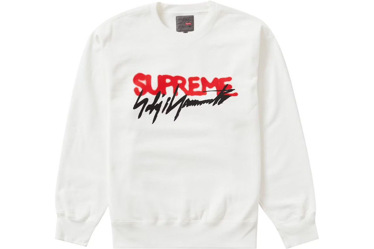 Supreme Crewneck Yohji Yamamoto White F/W 20'