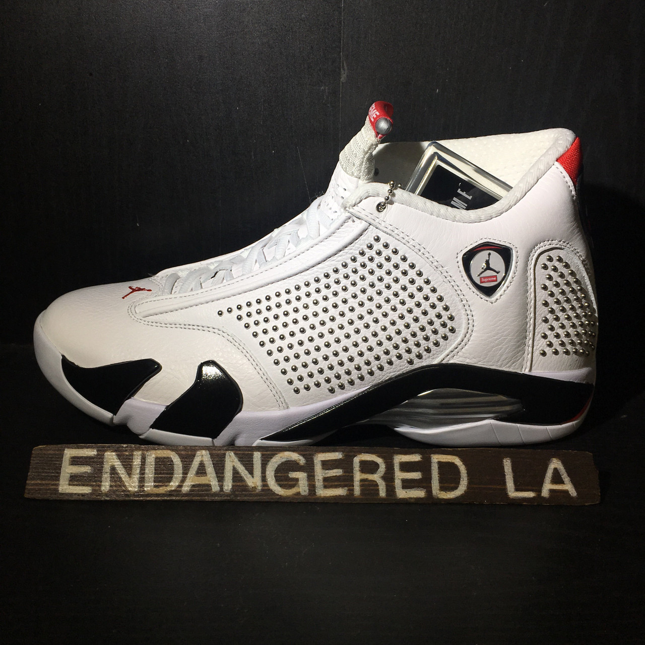 Air Jordan 14 Supreme White Sz 9.5 - ENDANGERED LA