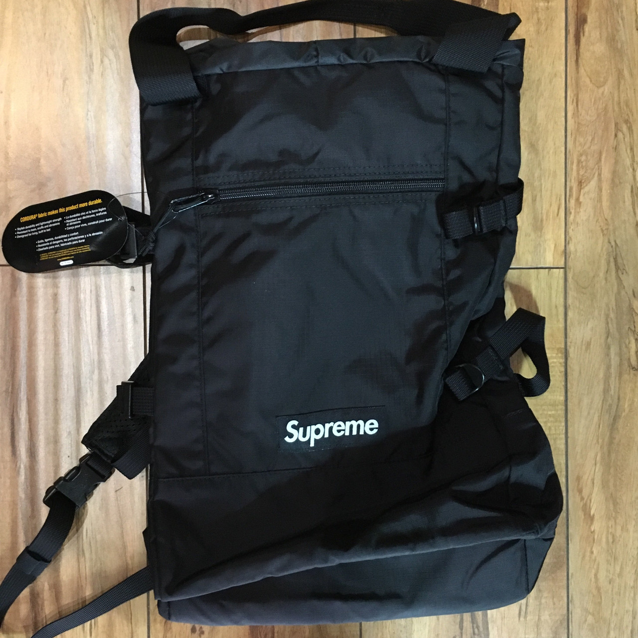 Supreme Backpack Tote Black S/S 19' - ENDANGERED LA