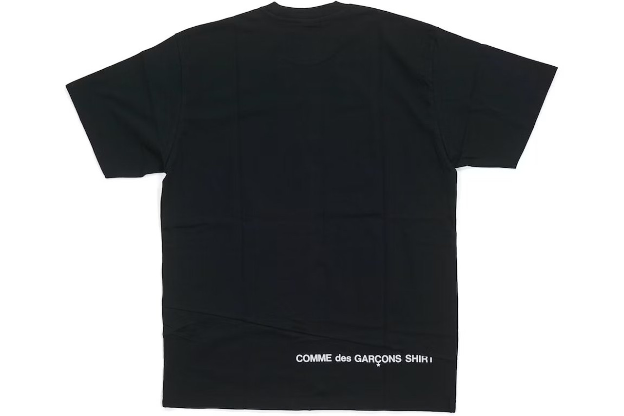 Supreme CDG Split Box Logo Tee Black F/W 18' - ENDANGERED LA