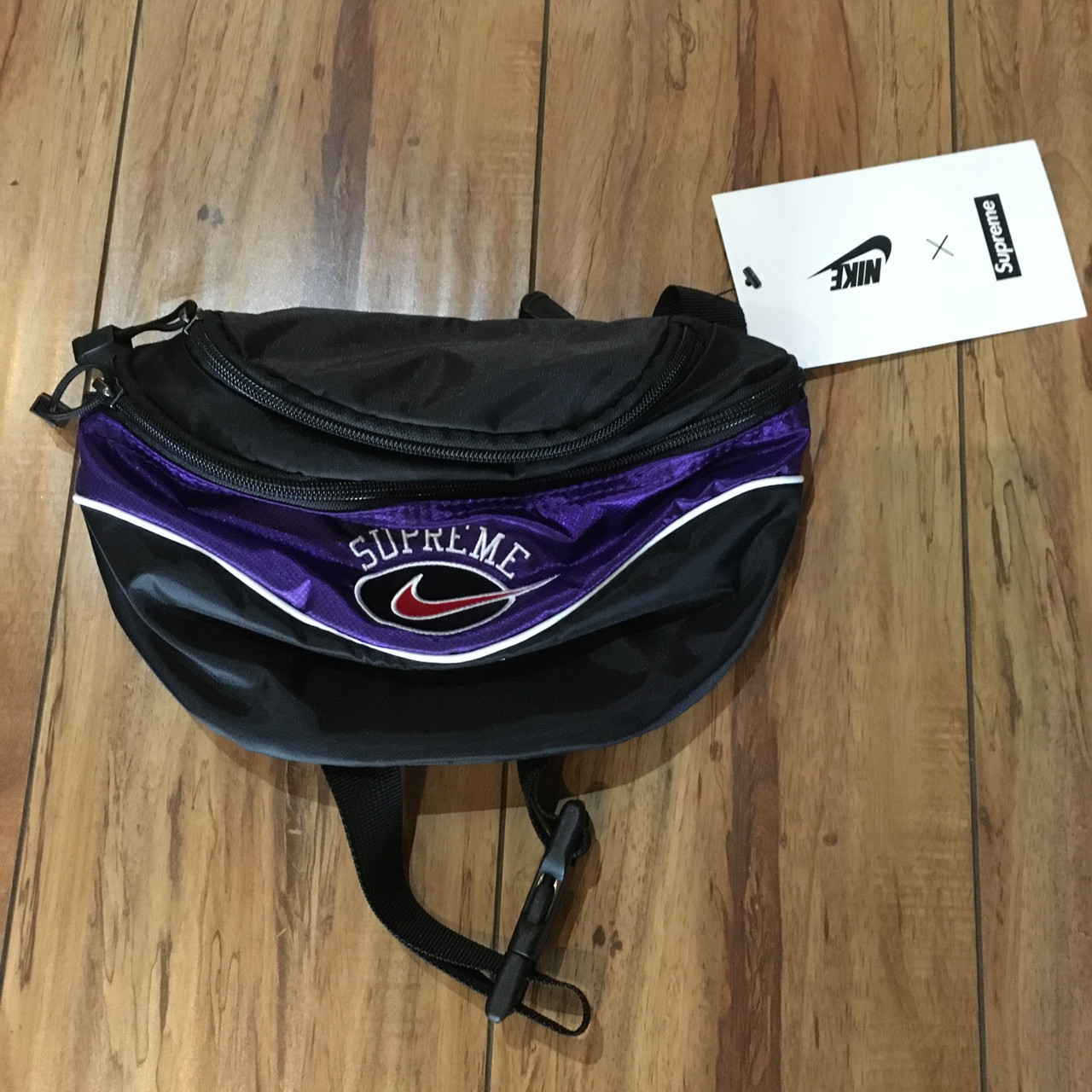 Supreme Shoulder Bag x Nike Purple S/S 19’