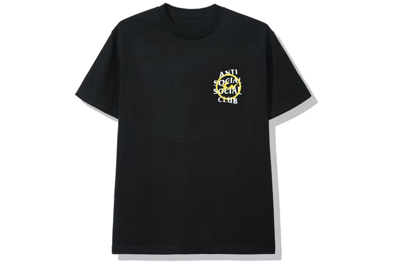 Anti Social Social Club x Fragment Tee Black