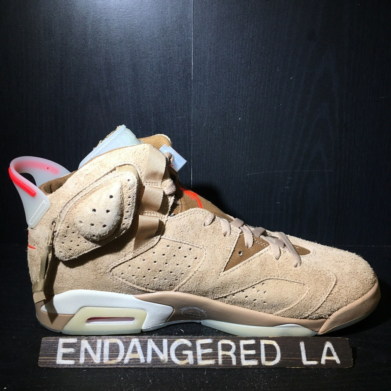 Air Jordan 6 Retro Travis Scott British Khaki - 3.5