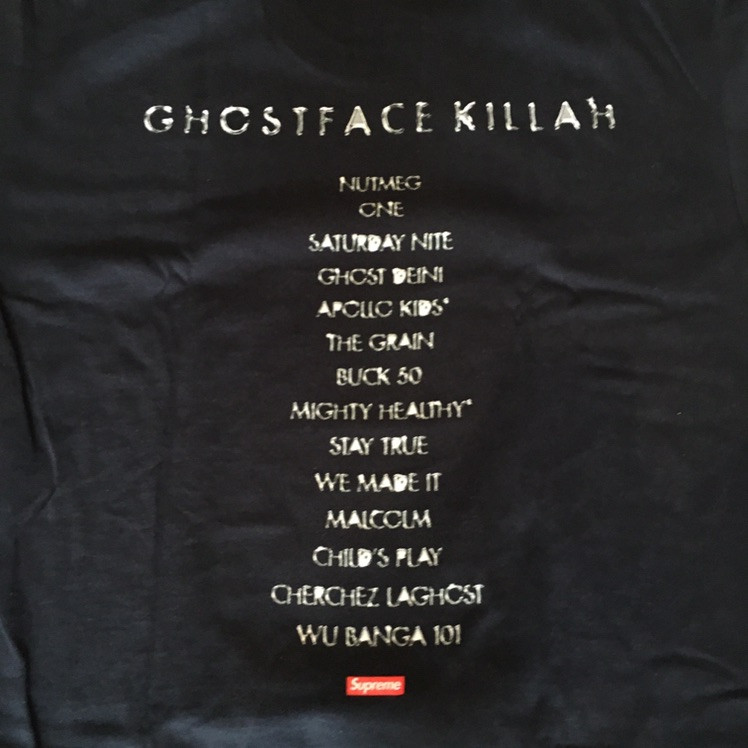 Supreme Clientele Tee Navy F/W 20' Sz L 