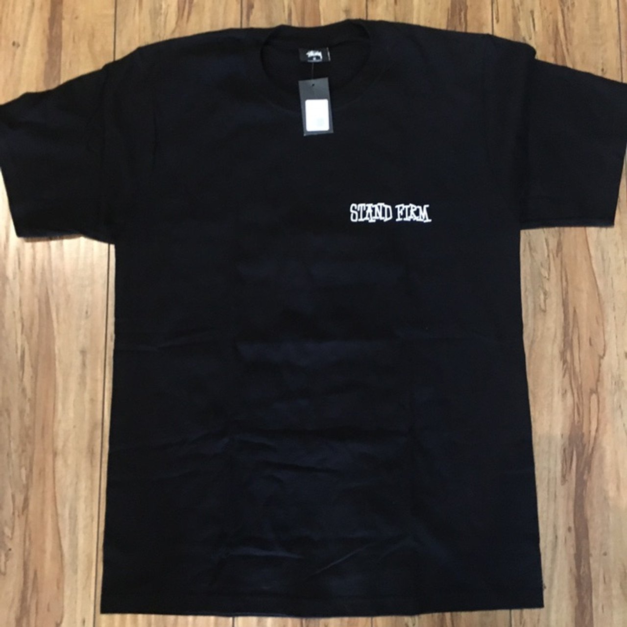 stussy end racism tee black M - Tシャツ/カットソー(半袖/袖なし)