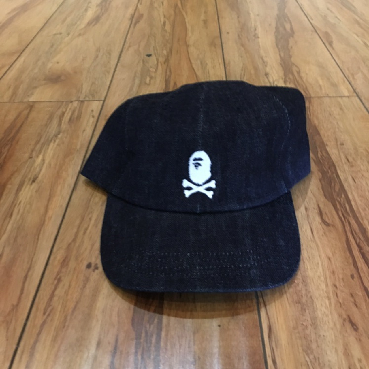 Bape Hat Crossbones Dark Denim (#7493) - ENDANGERED LA