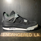 Air Jordan 4 Black Canvas