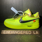 Nike Air Force 1 Low Off-White Volt Sz 10 (#26949)