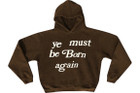 Cactus Plant Flea Market Born Again Hoodie Brown
