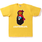BAPE Pirate Milo Big Ape Head Tee Yellow