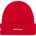 Supreme New Era Box Logo Beanie Red F/W 23'