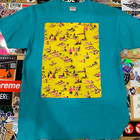 Supreme Beach Tee Teal S/S 16' Sz L